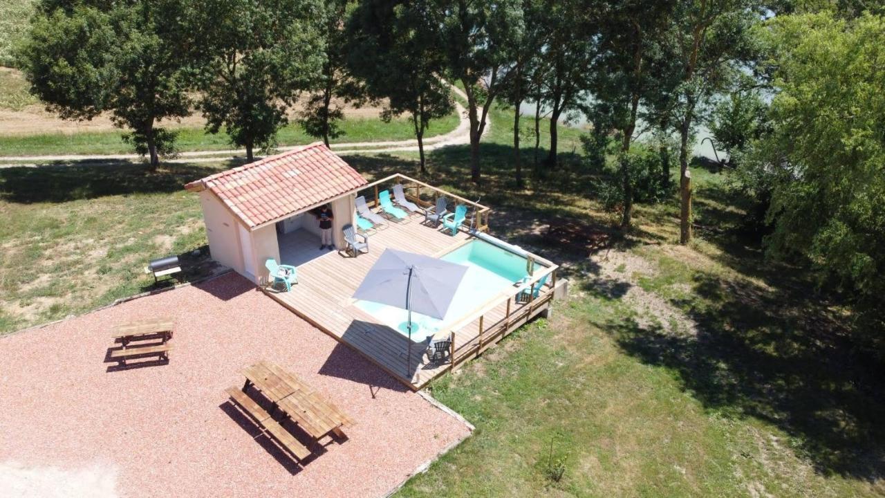 Maison De Campagne, Bord De Lac, Piscine, Billard 11 Per Plieux Exterior foto